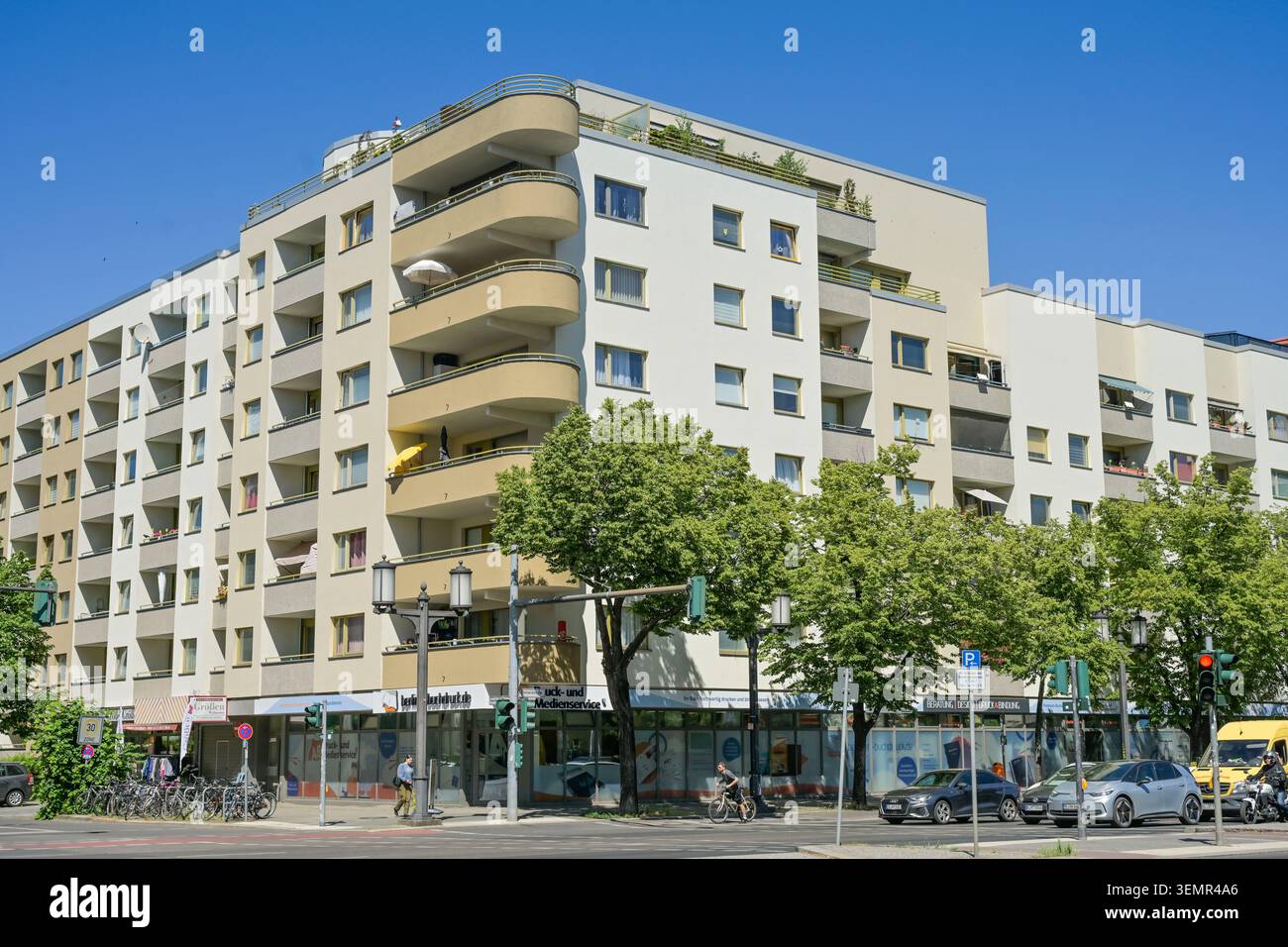 Wohnhaus, Bismarckstraße, Charlottenburg, Berlino, Germania Foto Stock