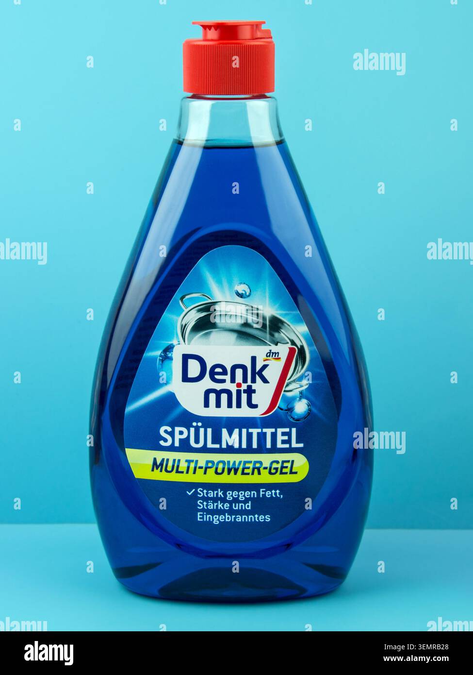 Spülmittel Multi Power Gel von Denk mit Foto Stock
