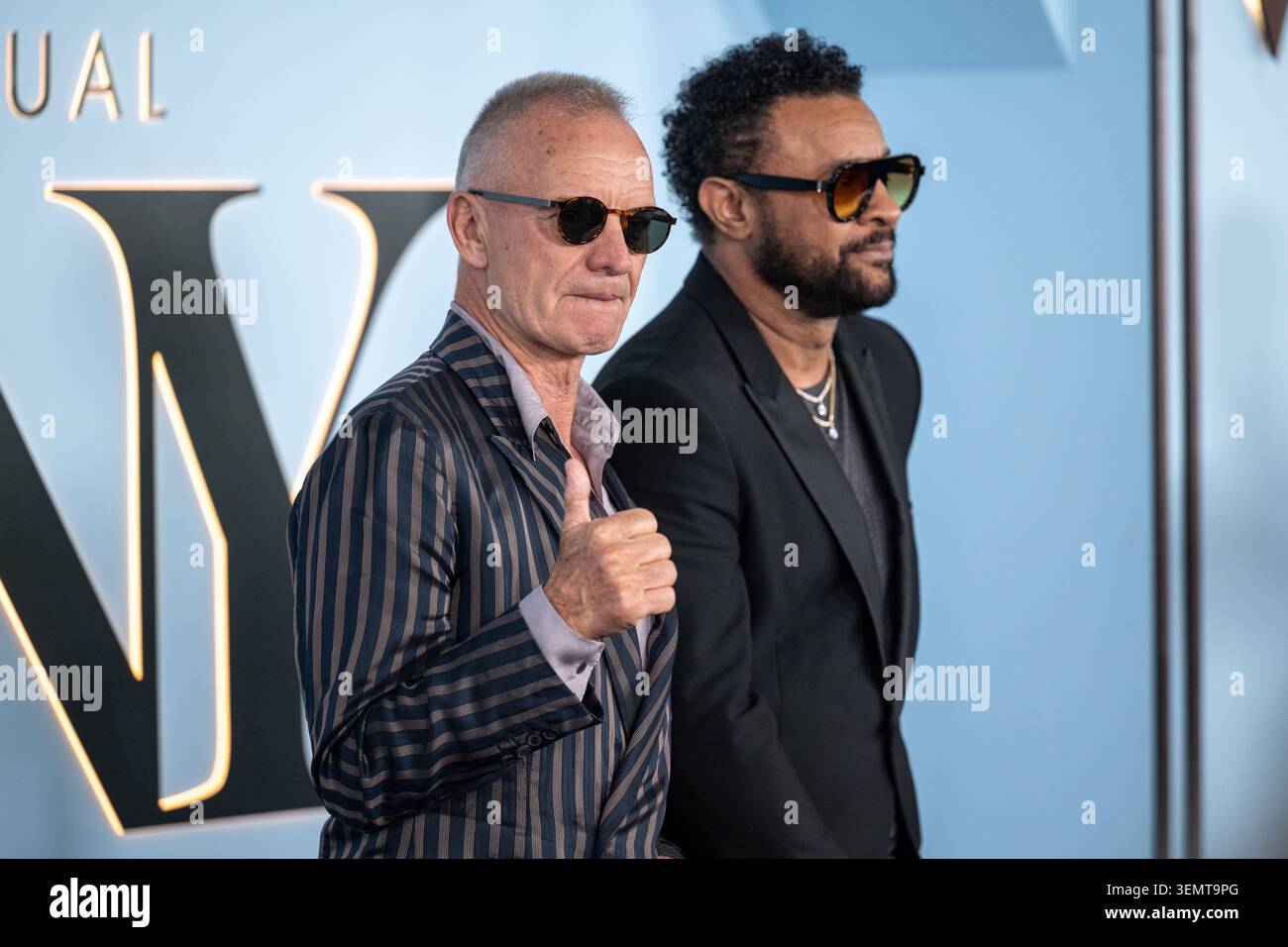 Sting e Shaggy Foto Stock