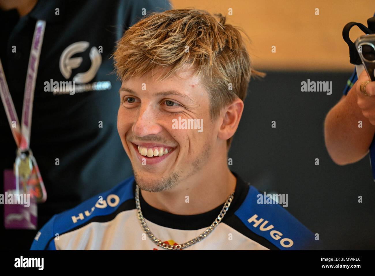 Monaco, Monte Carlo, 7 giugno 2026, Liam Lawson, Racing Bulls, durante la gara di F1, Copyright Marco Talluto/Alamy Live News Foto Stock