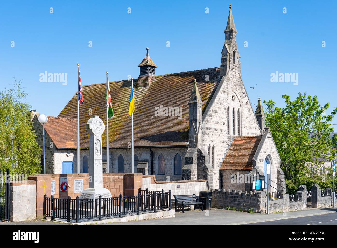 Ruthin's Presbyterian Church, Wynnstay Road, Ruthin, Denbighshire, Galles del Nord. Nella foto di maggio 2026. Foto Stock