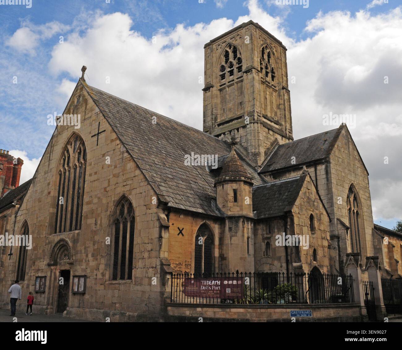 St Mary de Crypt Church, Gloucester. Foto Stock