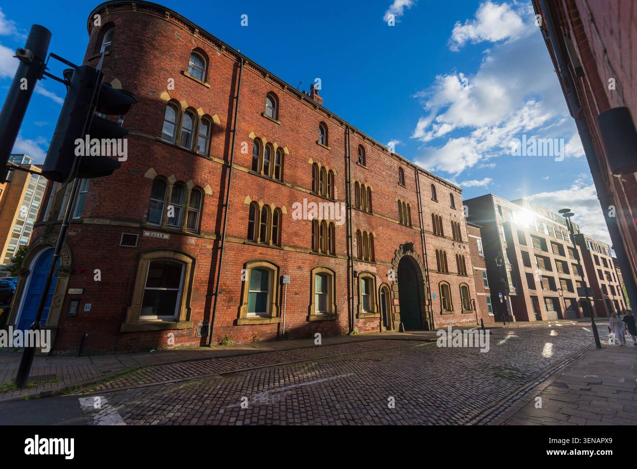 Le chiamate, una strada a Leeds, West Yorkshire Foto Stock