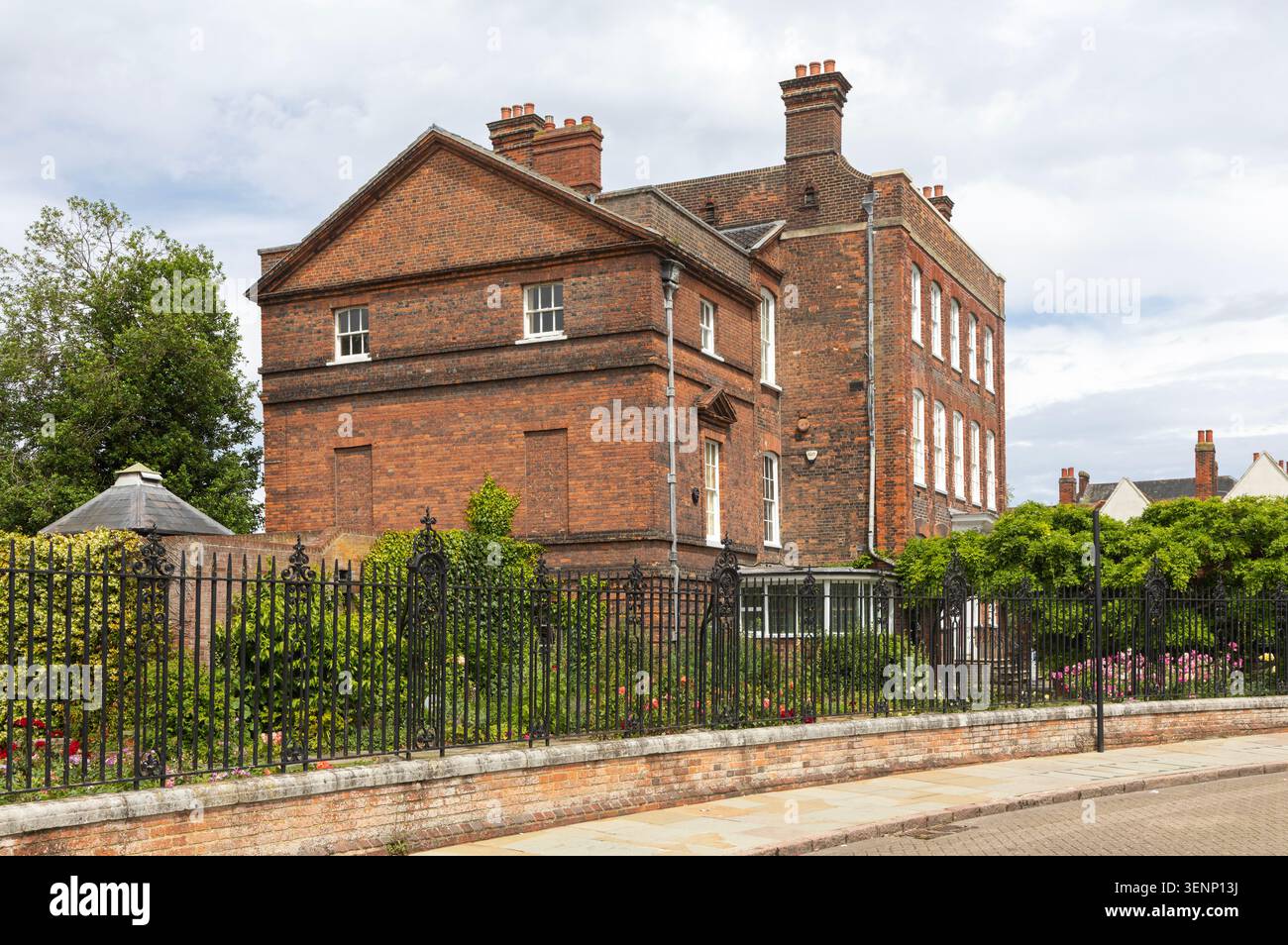 Hollytrees Museum, residenza georgiana del XVIII secolo, Castle Park, Colchester, Essex, Inghilterra, Regno Unito Foto Stock