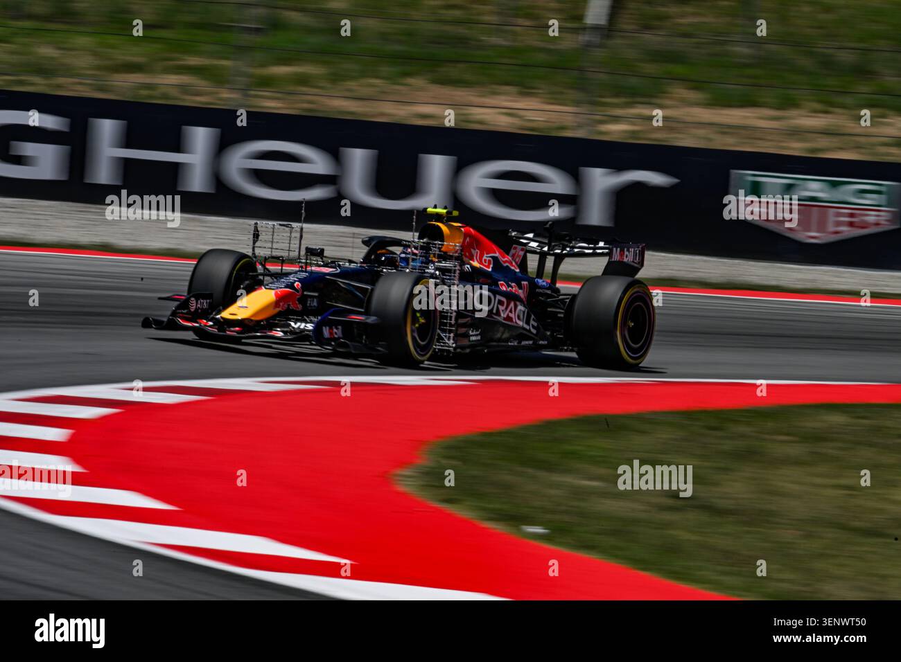 #36 Ayumu Iwasa del Team Oracle Red Bull Racing, Red Bull Ford Rb22,n affrontano la sessione di prove FIA Formula 1 World Championship GP di F1 di Barcellona-Catalogna 2026 12 giu, Barcellona Spagna (foto di Luca Barsali/DeFodi Images) Foto Stock