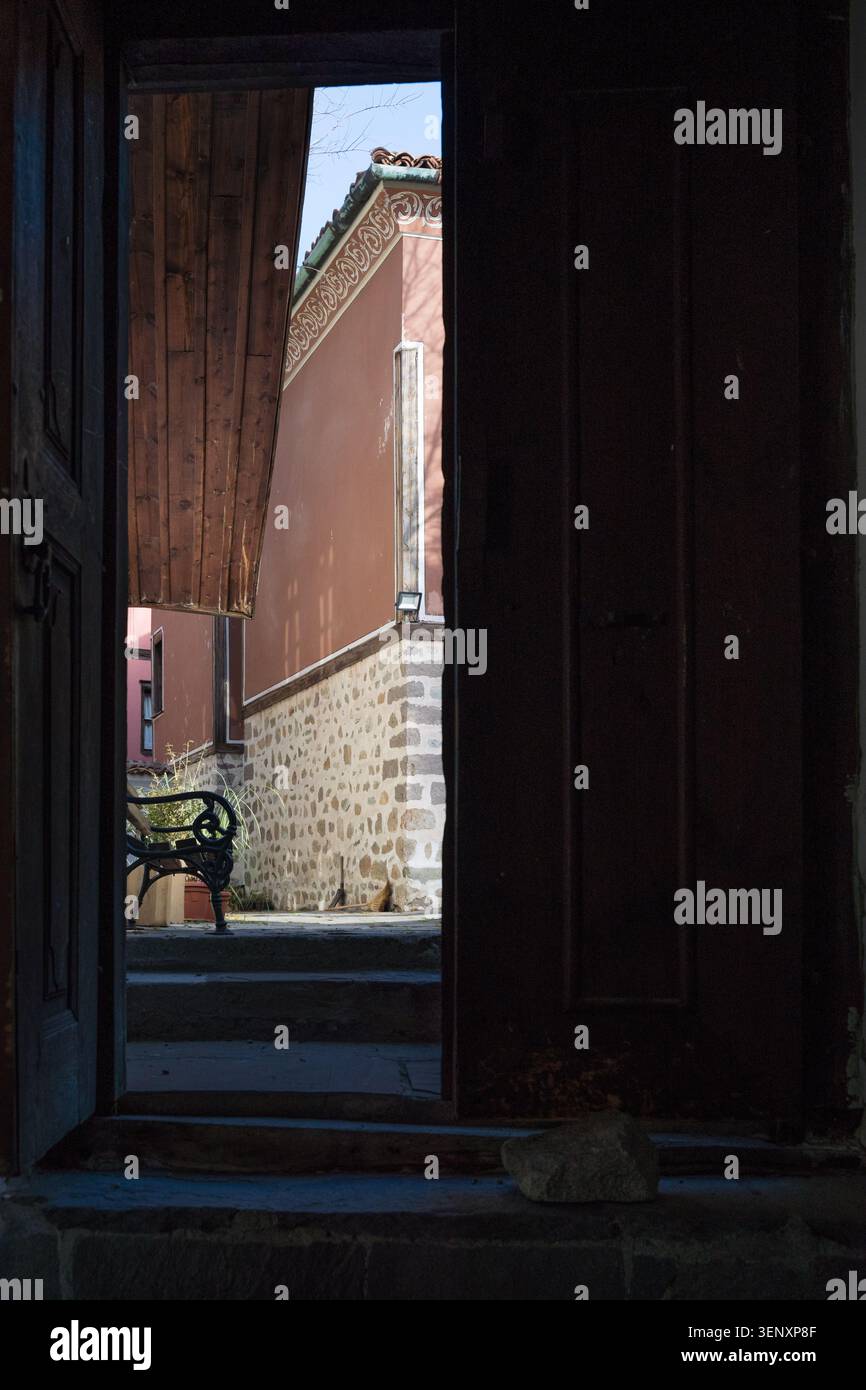 Antica città di Plovdiv Foto Stock