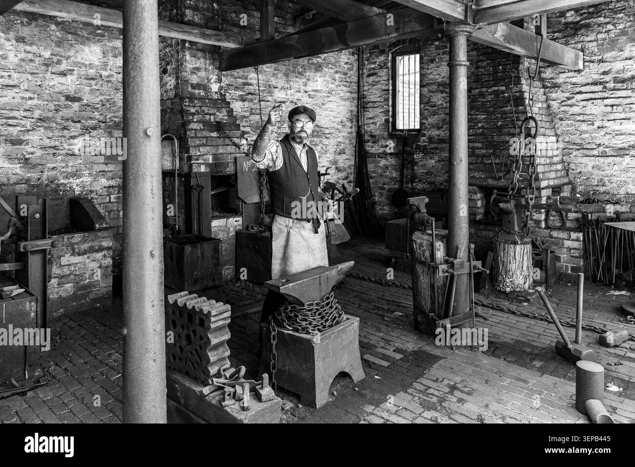 Festival dei veicoli al Black Country Living Museum. Il pluripremiato museo all'aperto ha conservato il patrimonio industriale della regione per 48 anni. Foto Stock