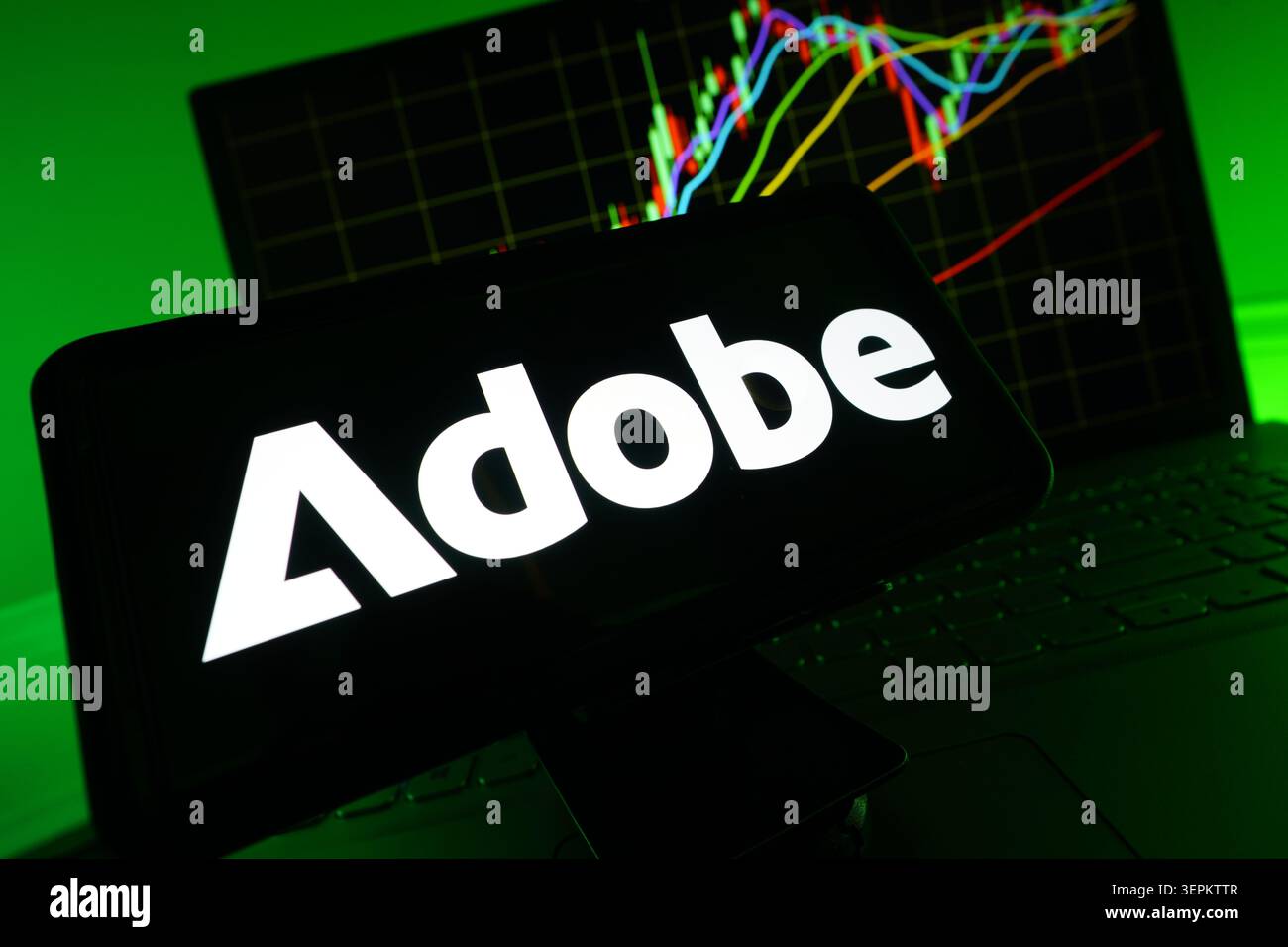 Adobe Inc Creative Cloud software Document Management Digital Marketing and Design Solutions Provider Foto Stock