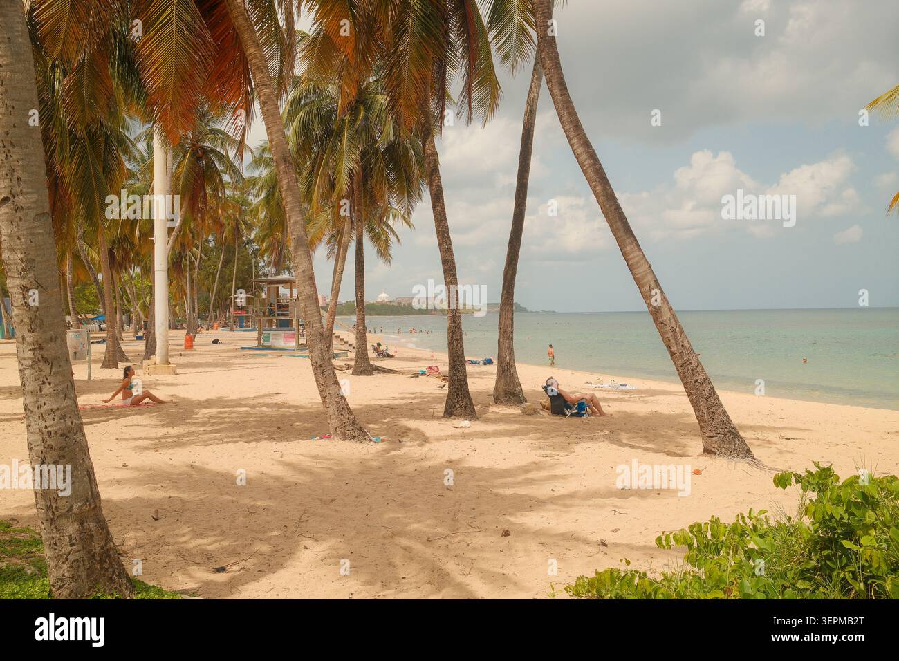 spiaggia di san juan, porto rico Foto Stock