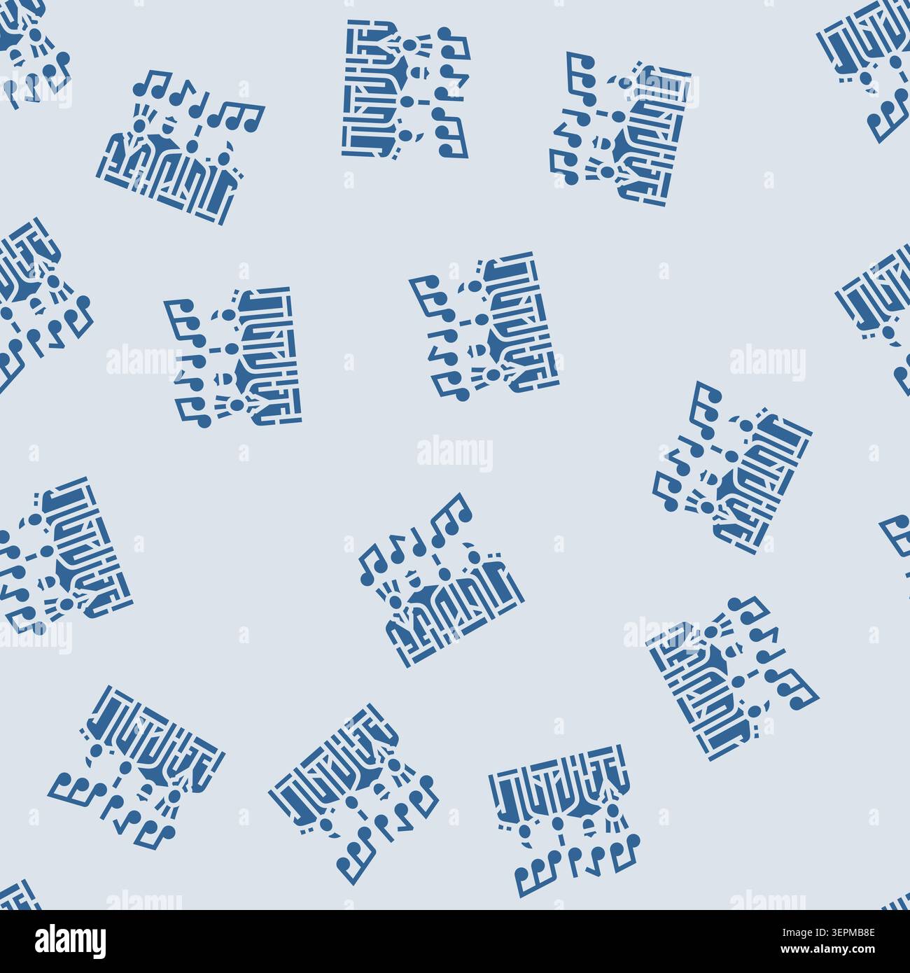 punk band stile subcultura glifi vettoriali pattern senza cuciture punk band stile subcultura segno illustrazione Illustrazione Vettoriale