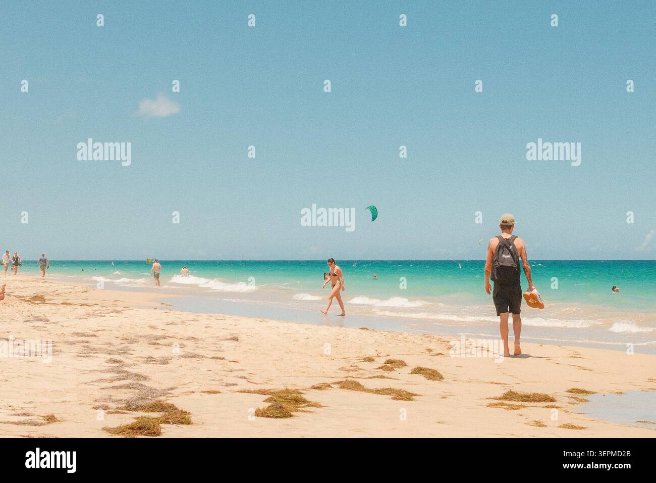 spiaggia ocean park san juan puerto rico Foto Stock