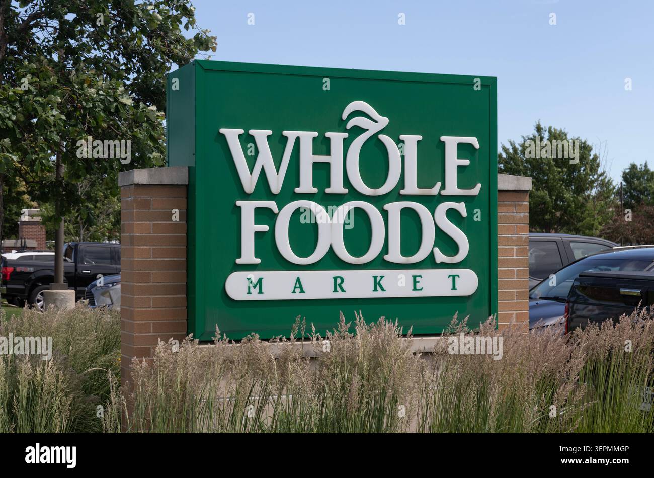 Schererville - 13 giugno 2026: Whole Foods Market. Whole Foods Market offre prodotti alimentari e alimentari locali, biologici e vegetali. Foto Stock