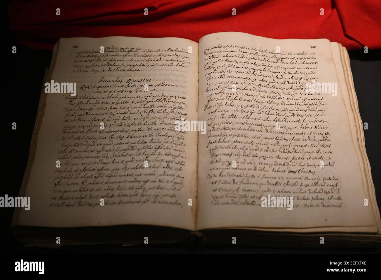 Libro - documento legale - dal processo alle streghe di Salem del 1692 Foto Stock