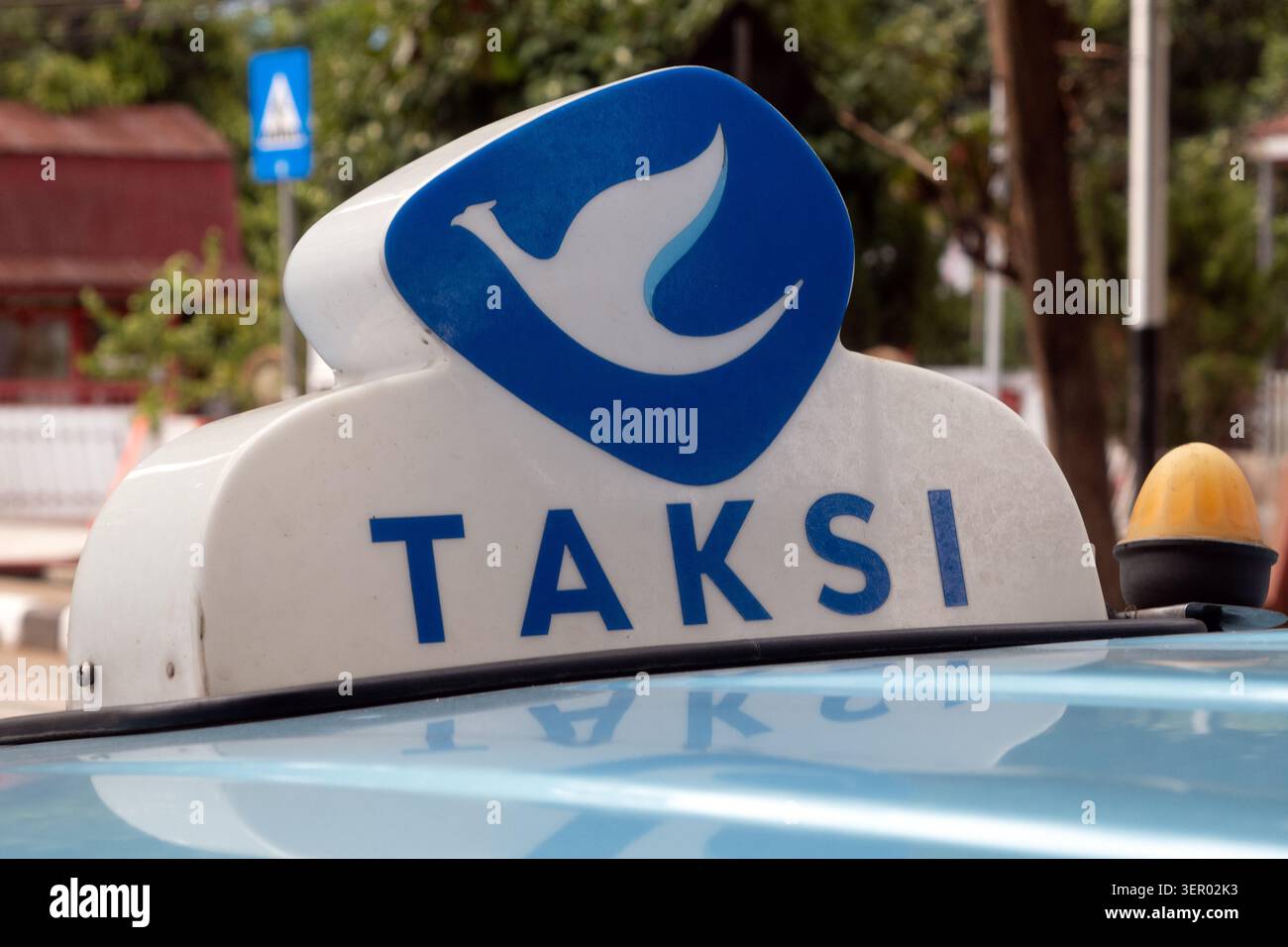 01.11.2023, Indonesia, Lombok, Gili Trawangan - cartello: Taxi. 00S231101D101CAROEX.JPG [VERSIONE DEL MODELLO: NON applicabile, RILASCIO DELLA PROPRIETÀ: NO (c) caro imag Foto Stock