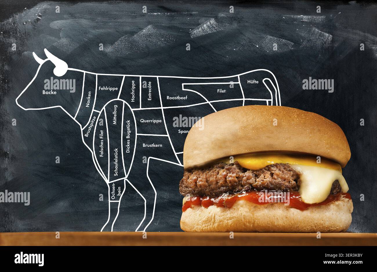 Hamburger, BIC Mac Foto Stock