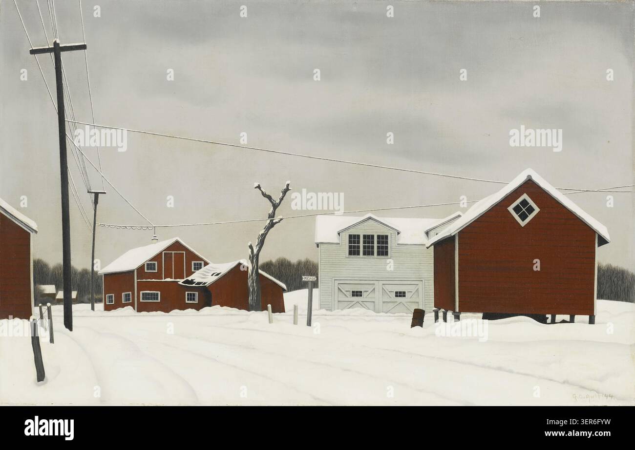"Daylight at Russell's Corners" di George Copeland Ault Foto Stock