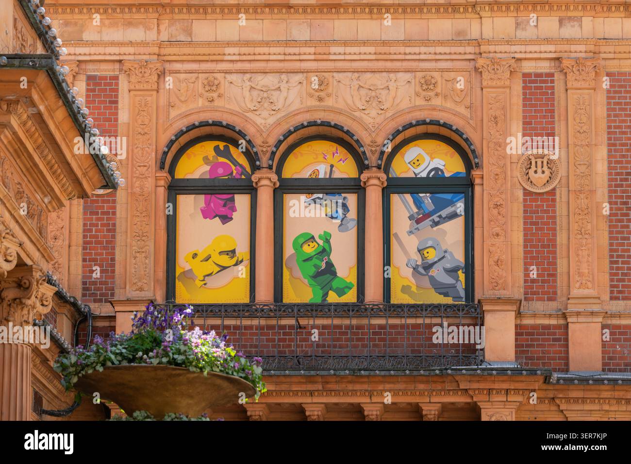 Negozio LEGO Tivoli Gardens, Copenhagen, Danimarca - esterno Foto Stock