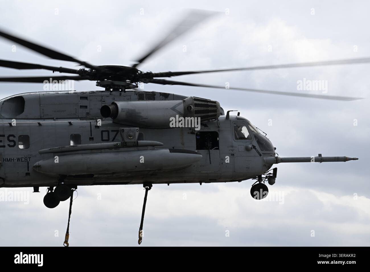Naso di un CH-53E Super Stallion Foto Stock