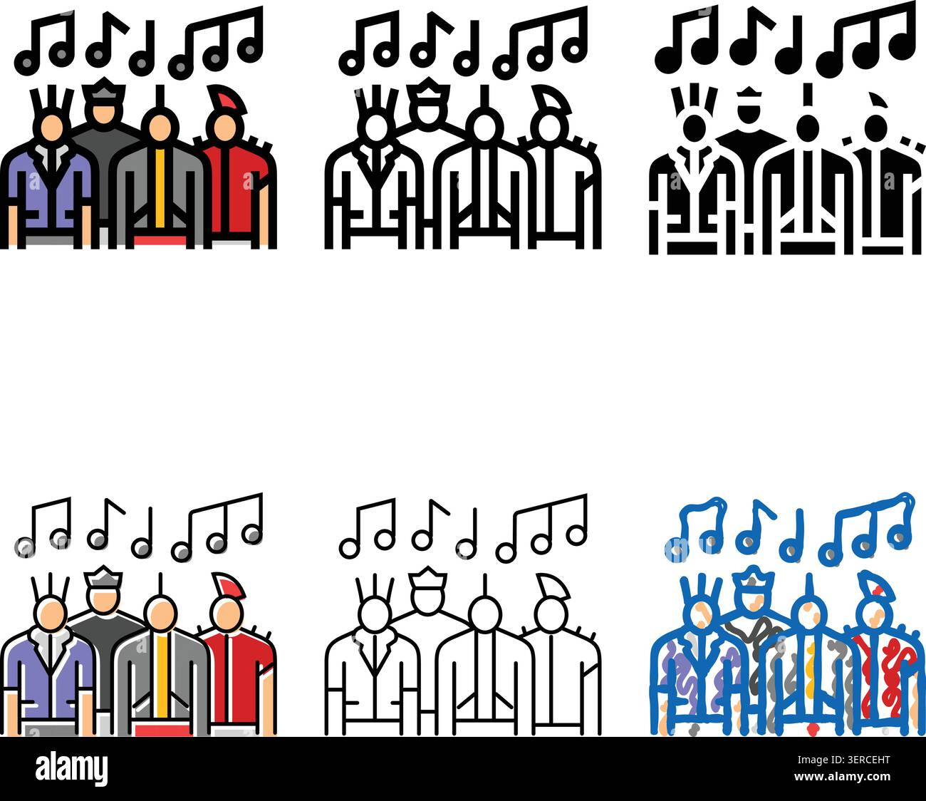punk band stile subcultura colore icona vettoriale. sembra un segno di sottocultura delle band punk. simbolo isolato Illustrazione Vettoriale