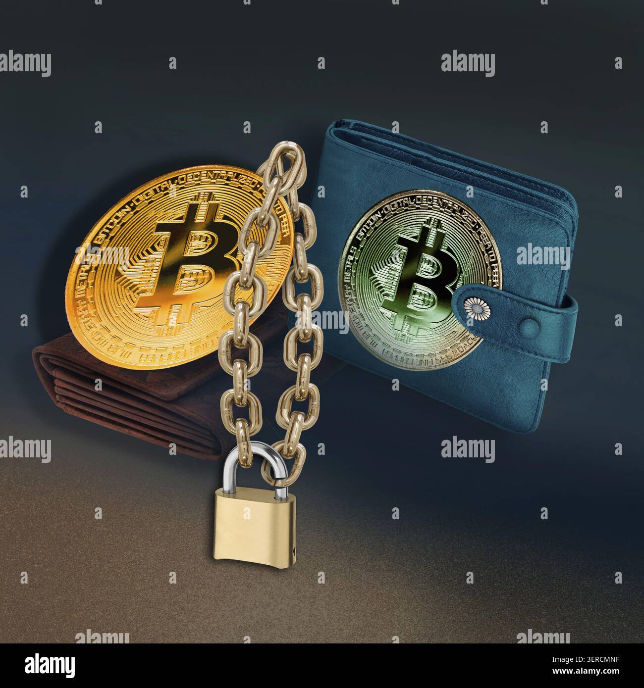 Valuta digitale Foto Stock