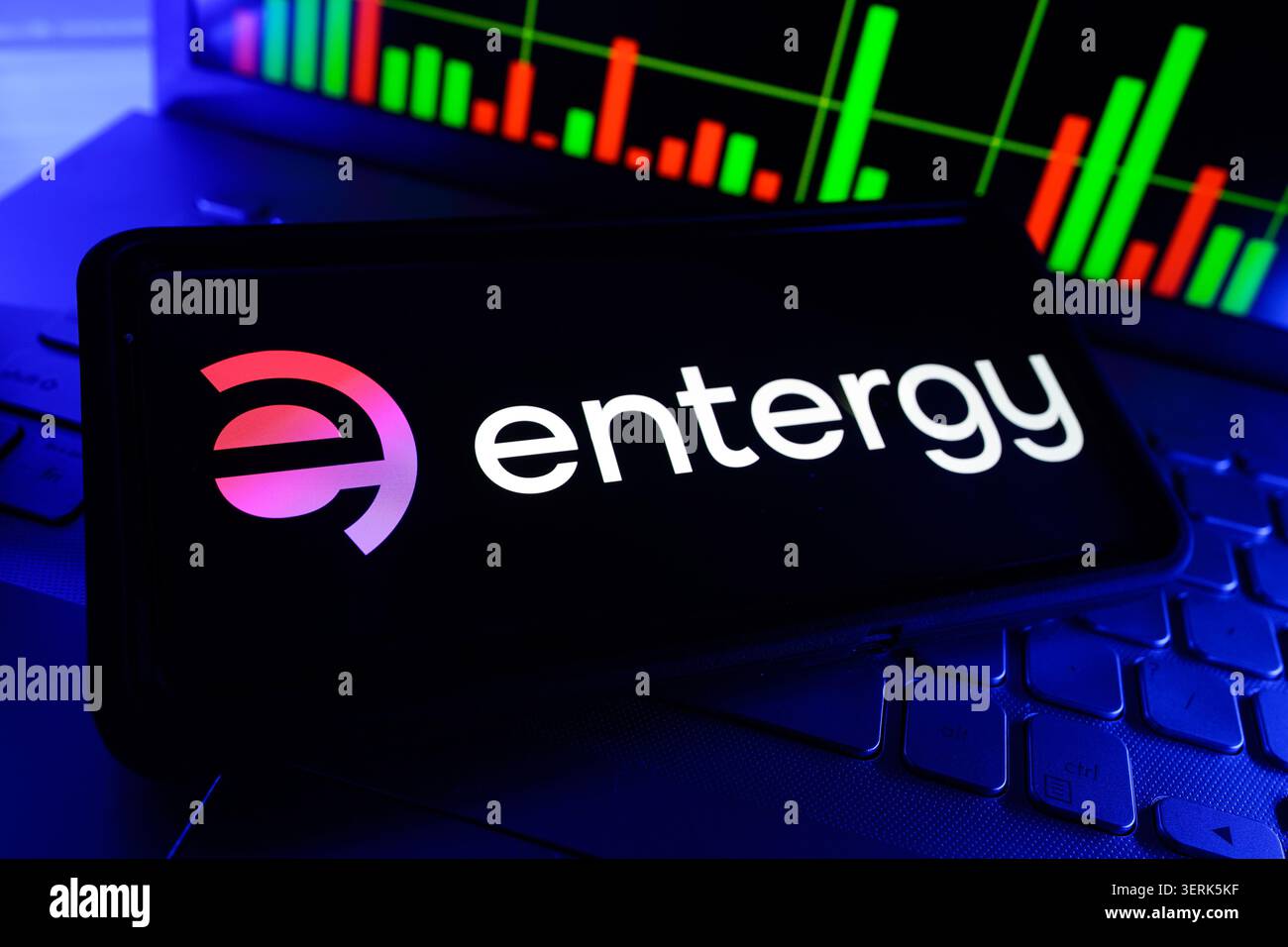 Entergy Corporation Utility Company che fornisce la generazione la trasmissione e la distribuzione di energia elettrica in più stati Foto Stock