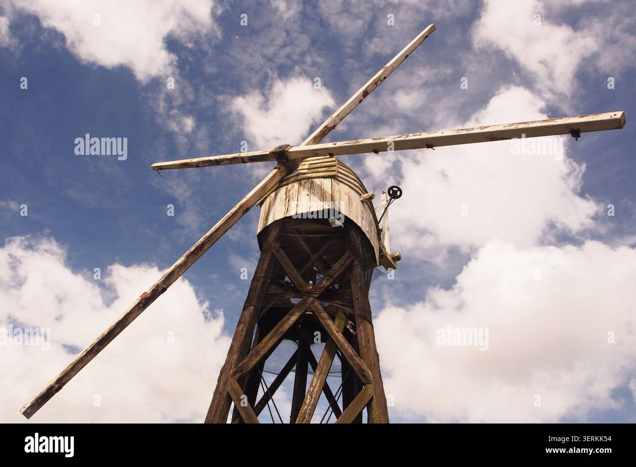 Boardman's Drainage Windmill at How Hill Trust on the River Ant, Norfolk, Inghilterra Regno Unito Foto Stock