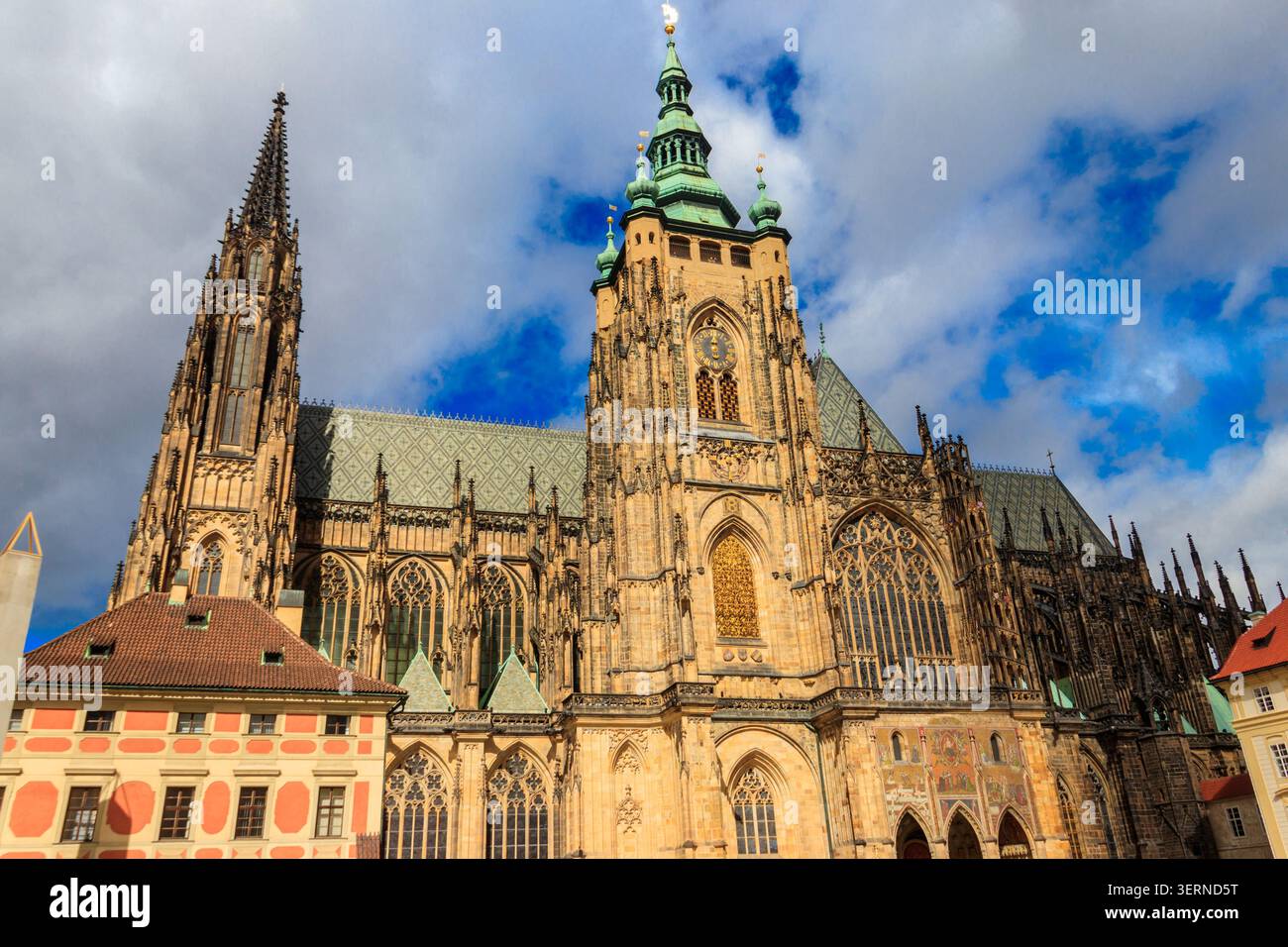 Cattedrale di San Vito a Praga, Repubblica Ceca Foto Stock