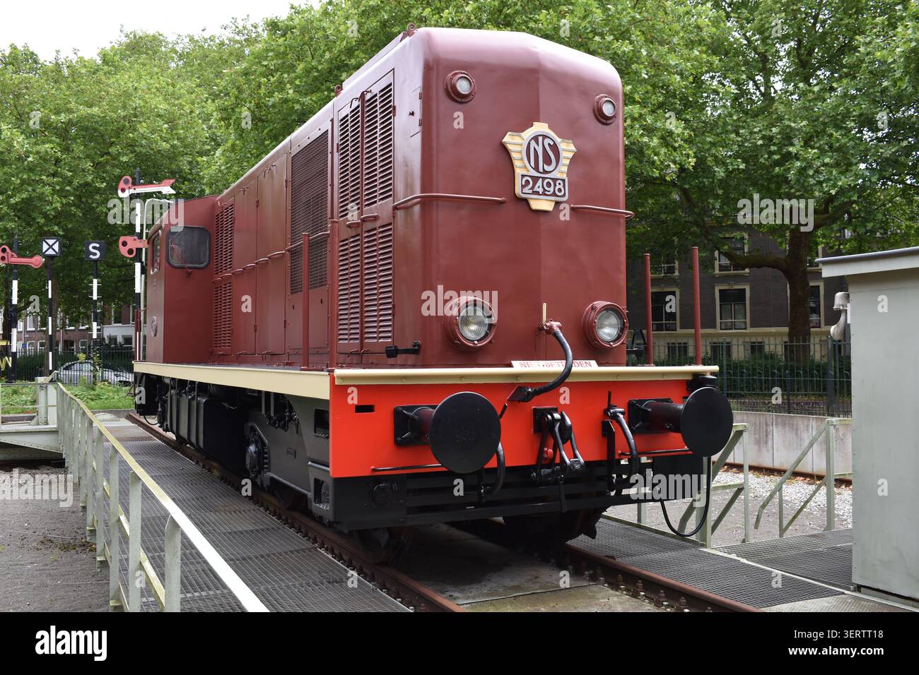 Utrecht, Paesi Bassi - 11 giugno 2026: Locomotiva Alsthom serie NS 2400 Foto Stock