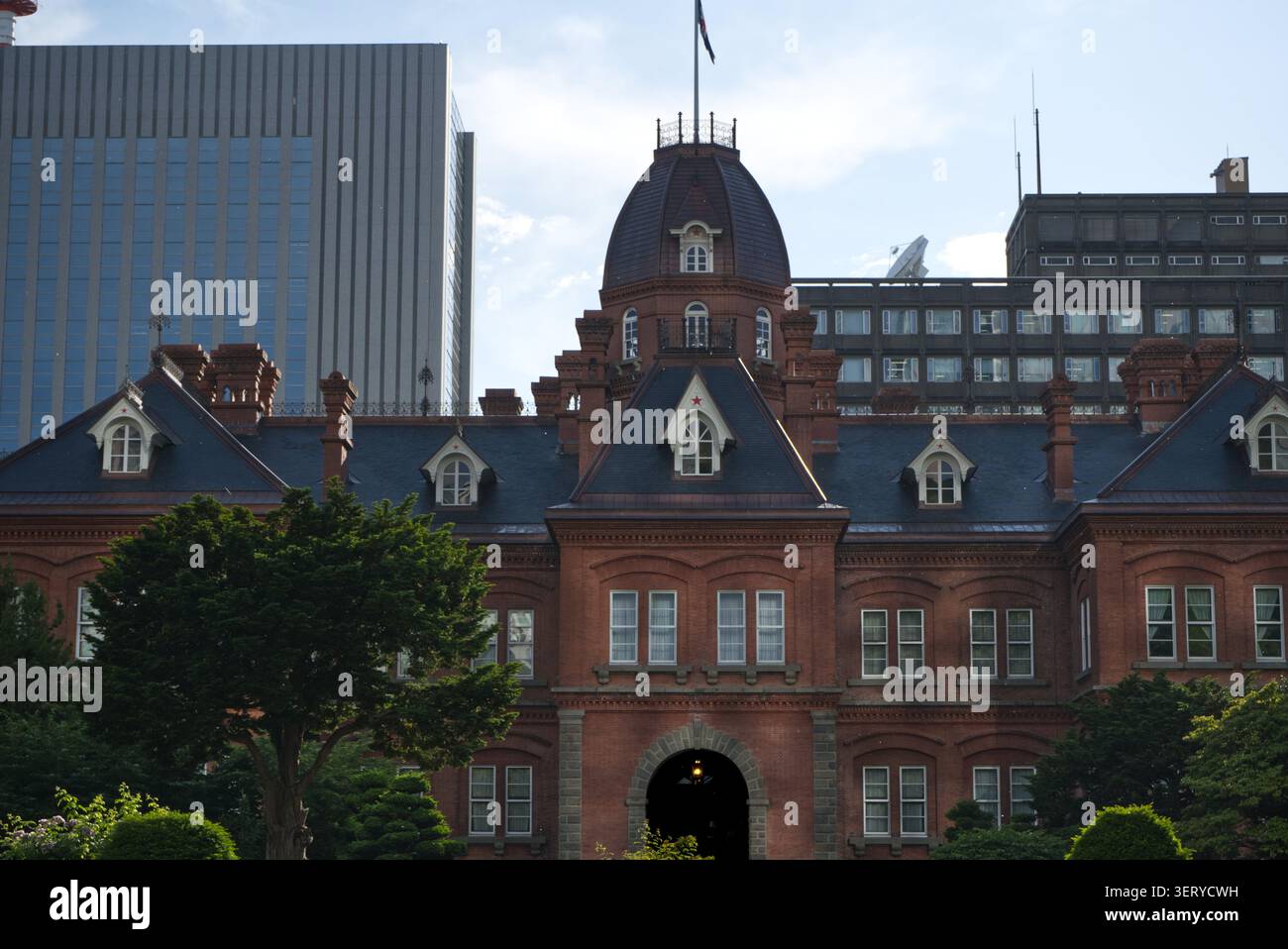 Ex edificio degli uffici governativi di Hokkaido a Sapporo, Giappone Foto Stock