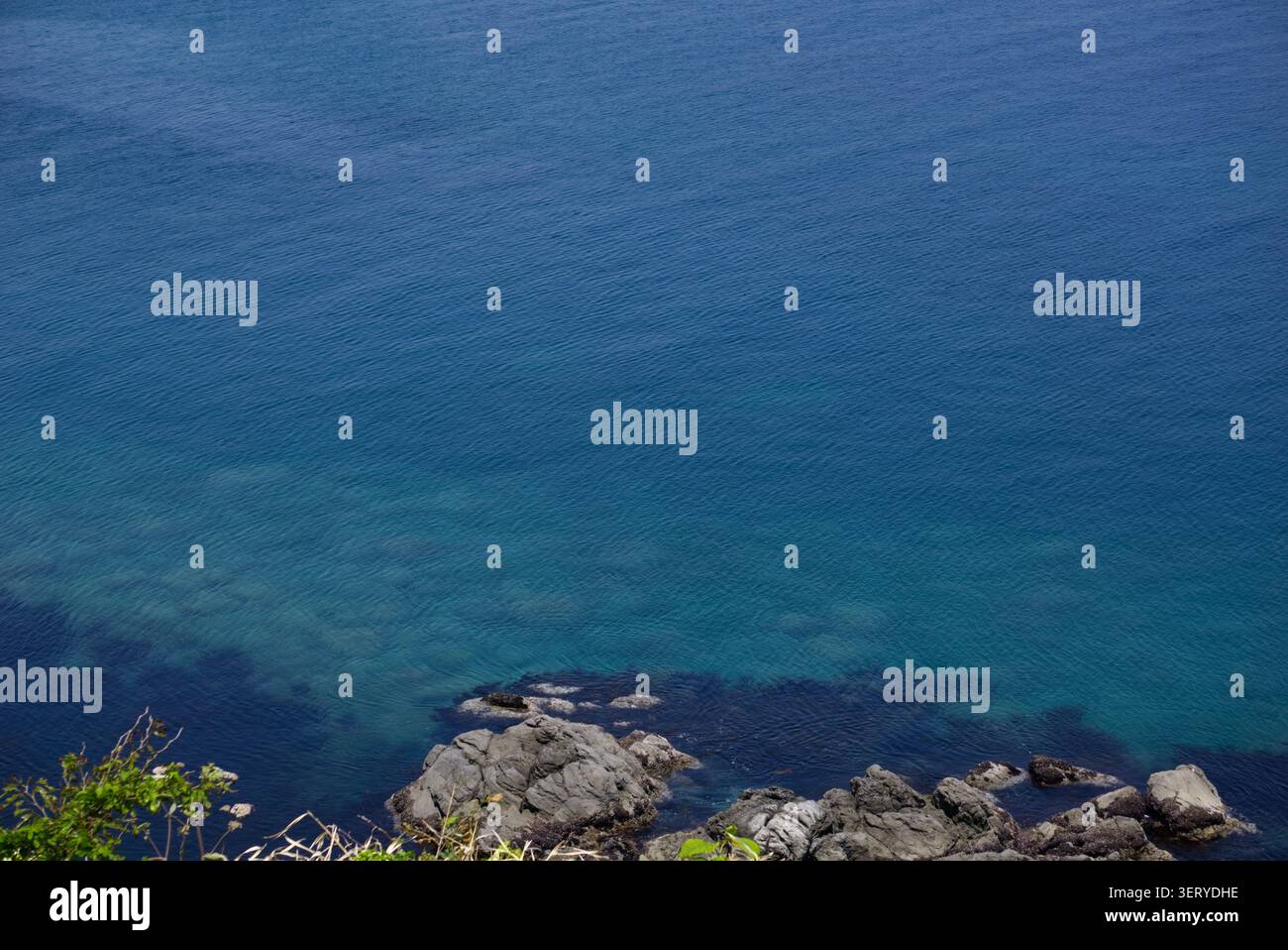 oceano blu Foto Stock