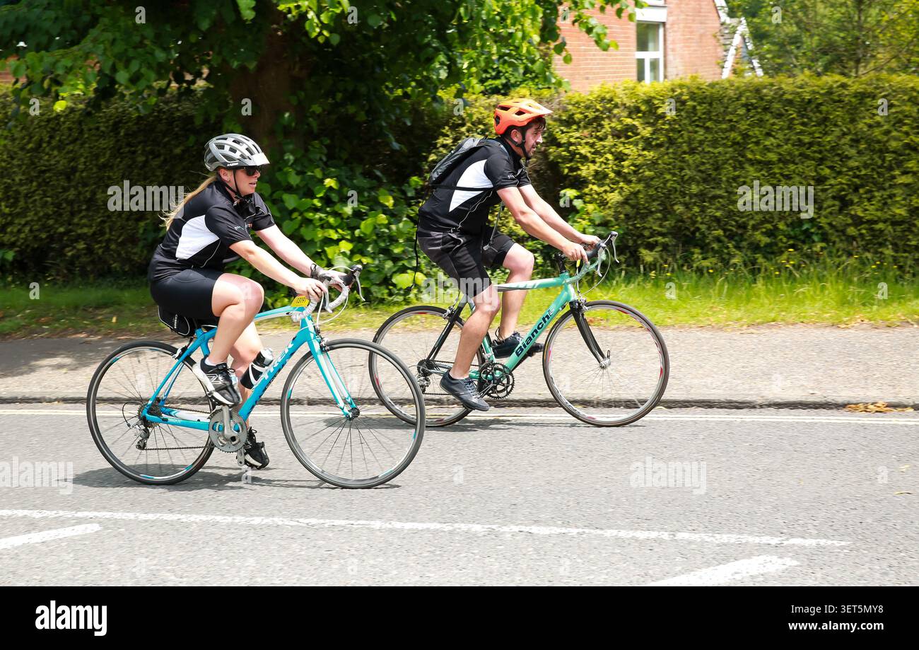 Giro in bicicletta da Londra a Brighton passando per Haywards Heath Foto Stock