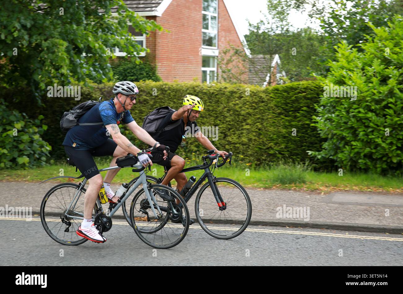 Giro in bicicletta da Londra a Brighton passando per Haywards Heath Foto Stock