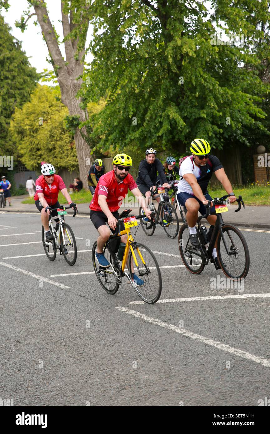 Giro in bicicletta da Londra a Brighton passando per Haywards Heath Foto Stock