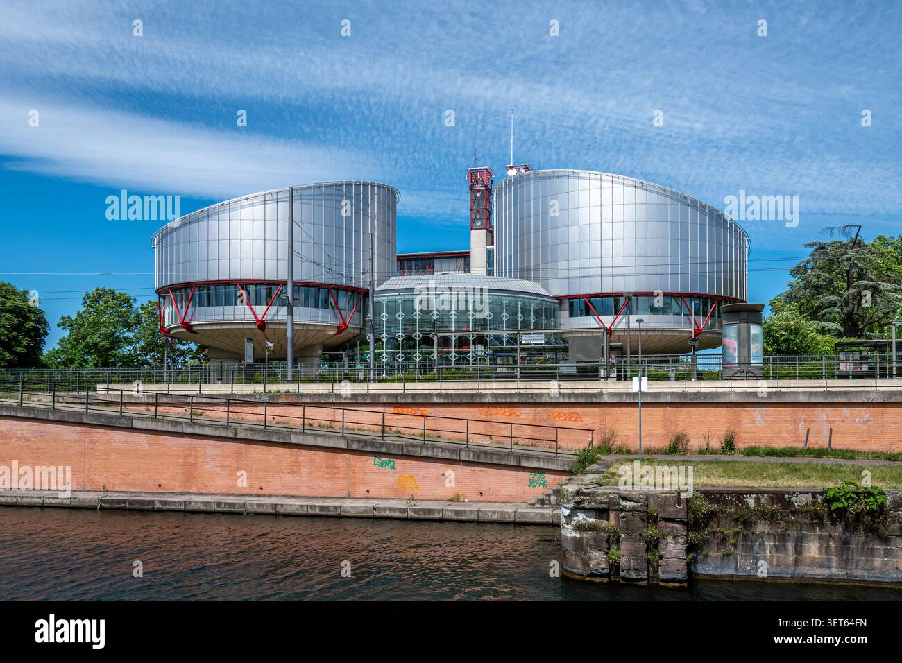 Corte europea dei diritti dell'uomo (CEDU), tribunale internazionale del Consiglio d'Europa incaricato della Convenzione europea dei diritti dell'uomo Foto Stock