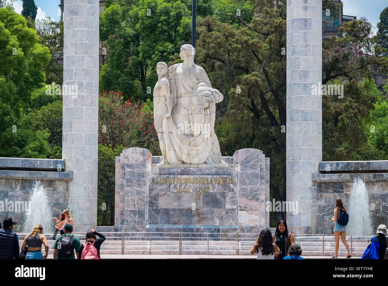 Città del Messico, Messico - 4 aprile 2024. Altare alla Patria - altare a la Patria Foto Stock