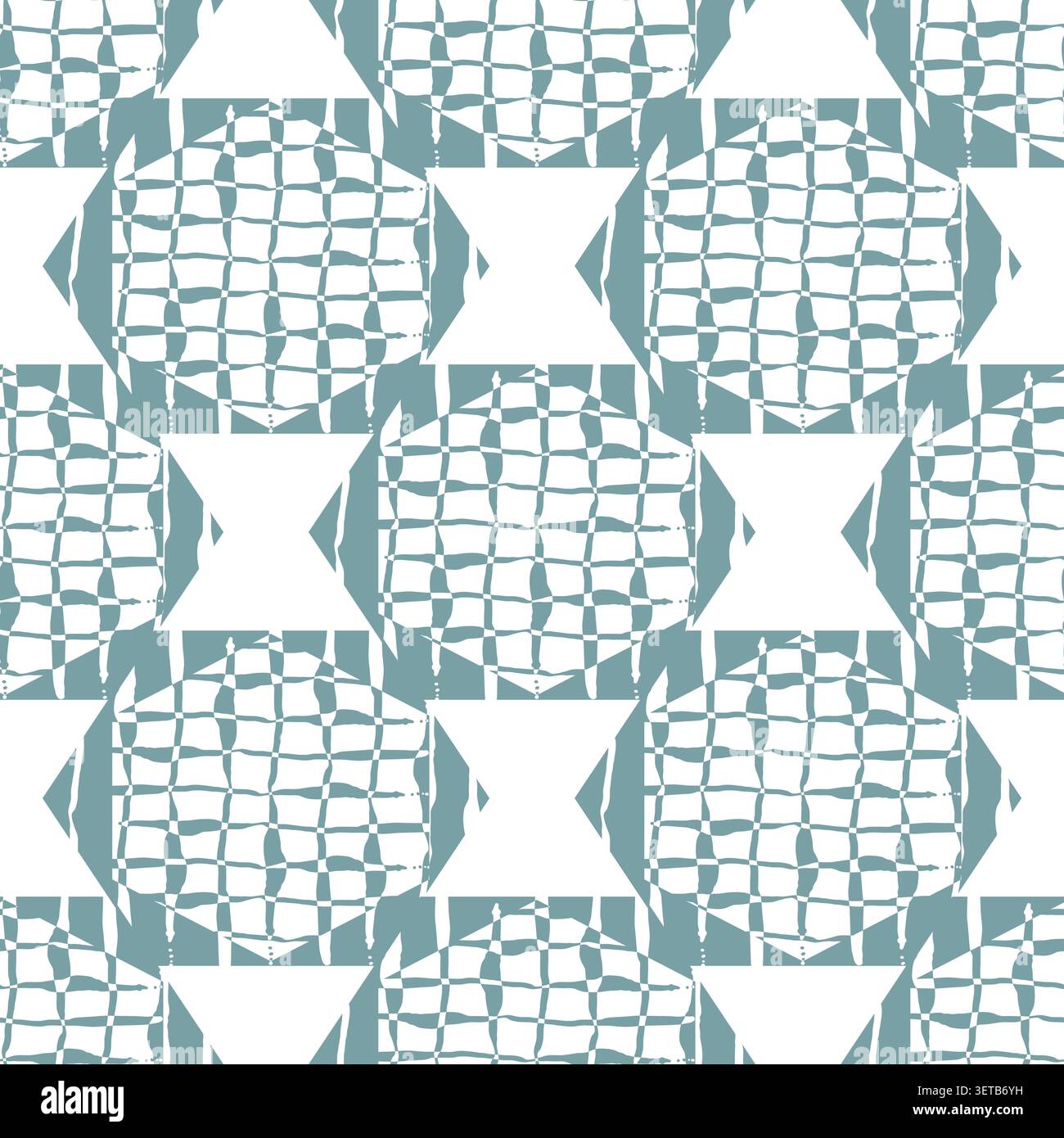 Pattern geometrico vettoriale senza cuciture con cerchi reticolari blu ripetuti in un layout orizzontale pulito. Design astratto moderno, ideale per il digitale Illustrazione Vettoriale