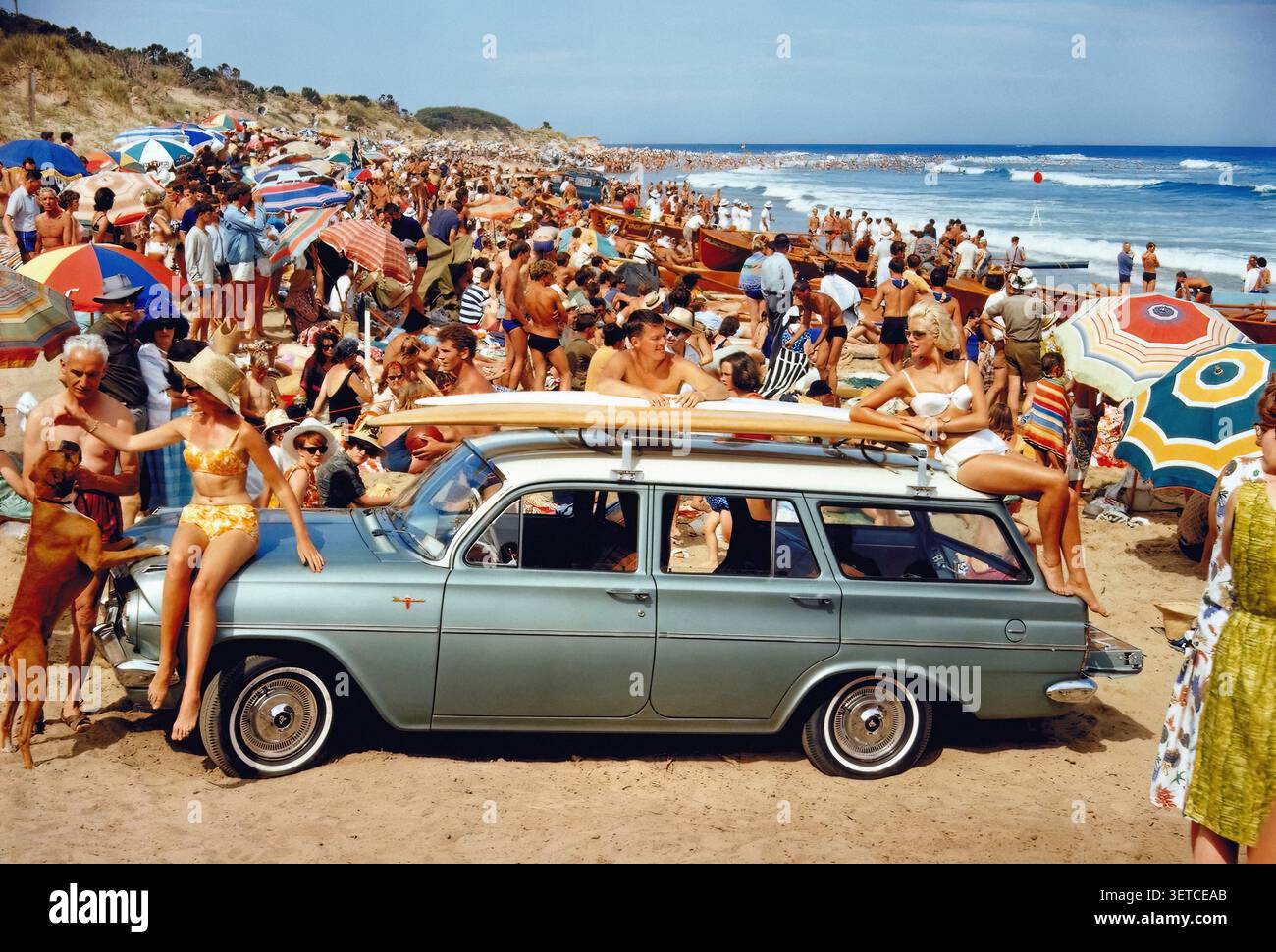 Holden EH Premier Station Wagon - pubblicità di auto d'epoca Foto Stock