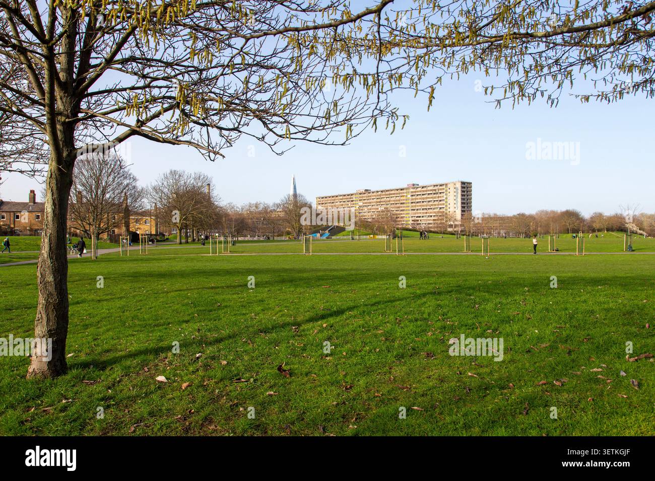 Burgess Park, Londra, Regno Unito Foto Stock