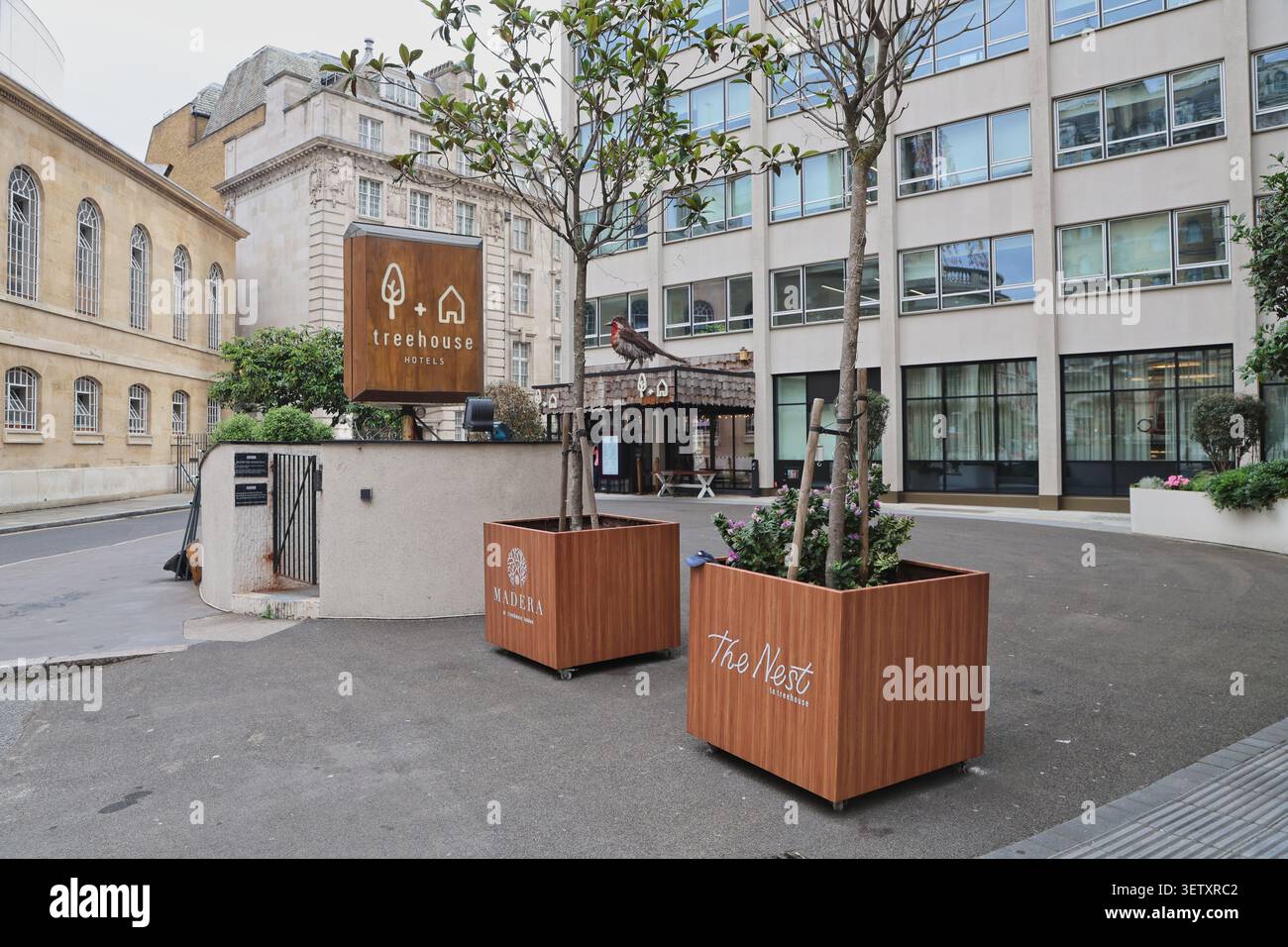 Treehouse Hotel Londra Langham Place Londra giugno 2026 Foto Stock
