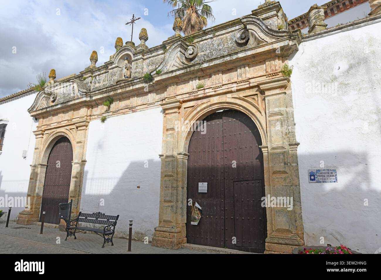 Carmona, Convento de Santa Clara (rinascimentale e barocco, XV-XVIII secolo). Provincia di Siviglia, Andalucía, Spagna. Foto Stock