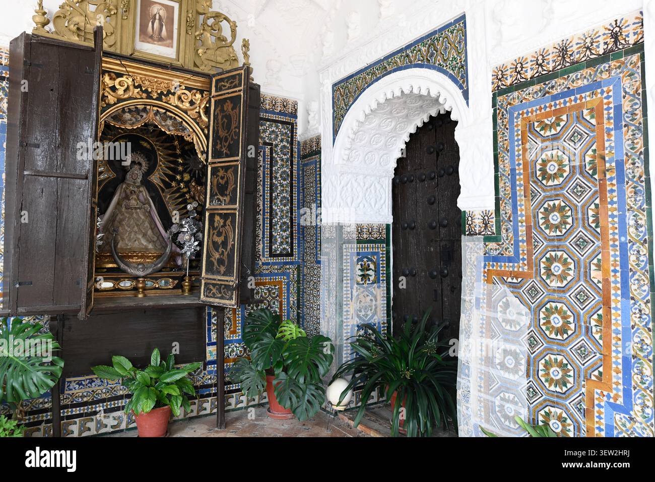 Carmona, Convento de Santa Clara (rinascimentale e barocco, XV-XVIII secolo). Provincia di Siviglia, Andalucía, Spagna. Foto Stock