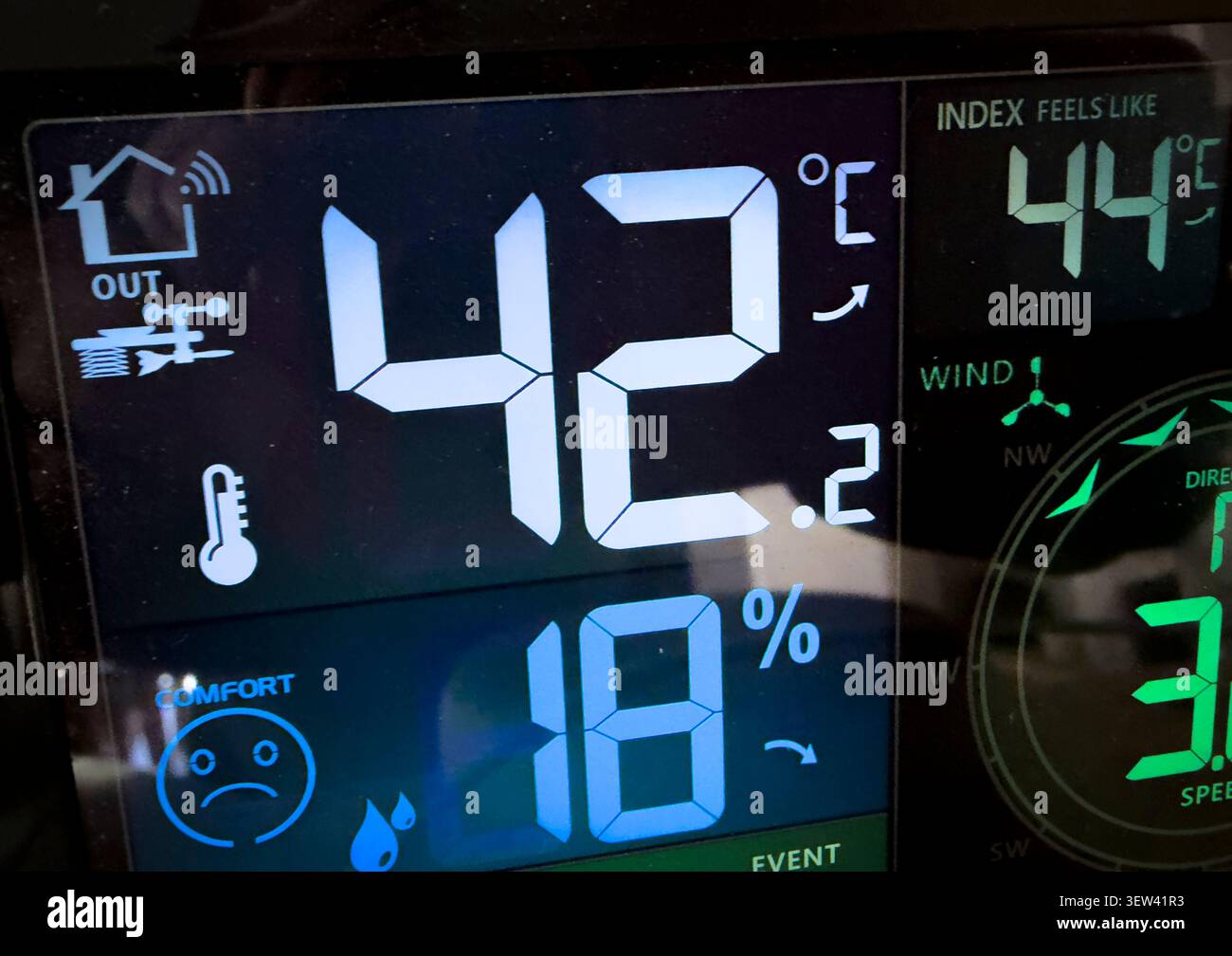 Ondata di calore in Francia, le Gers, Auch, Francia Foto Stock