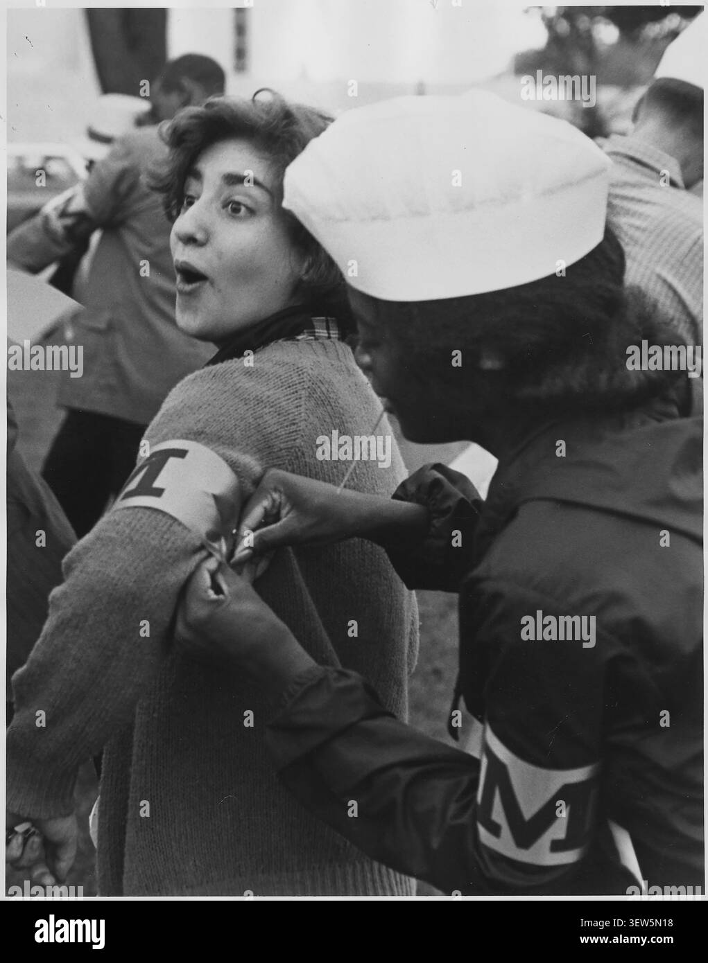 Marcia dei diritti civili su Washington, D.C. (donne marcianti.) - 1963 - 542013 Foto Stock