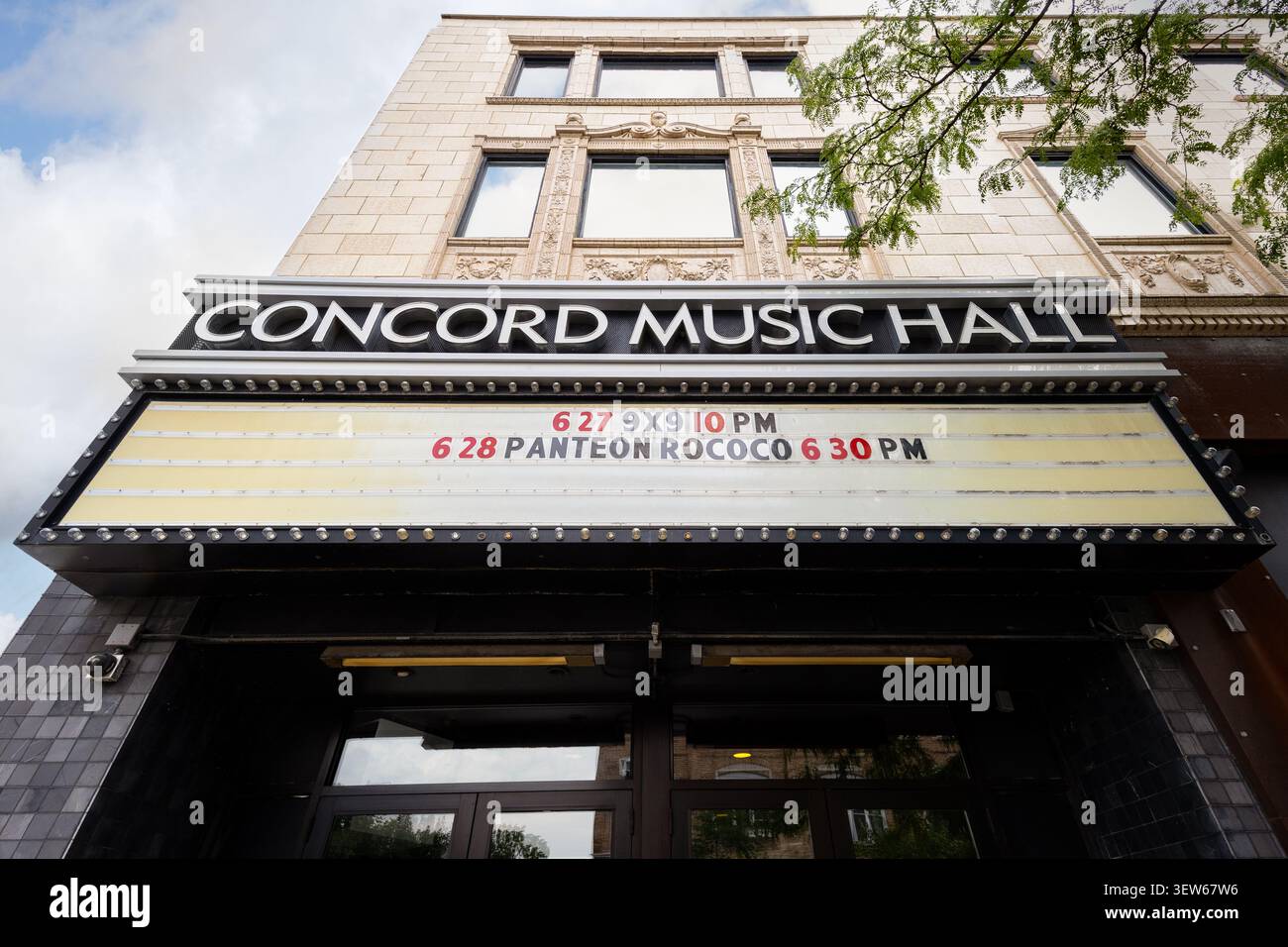 Il Concord Music Hall è un locale musicale di medie dimensioni situato nei quartieri Logan Square - Bucktown di Chicago, inaugurato nel 2013. Foto Stock