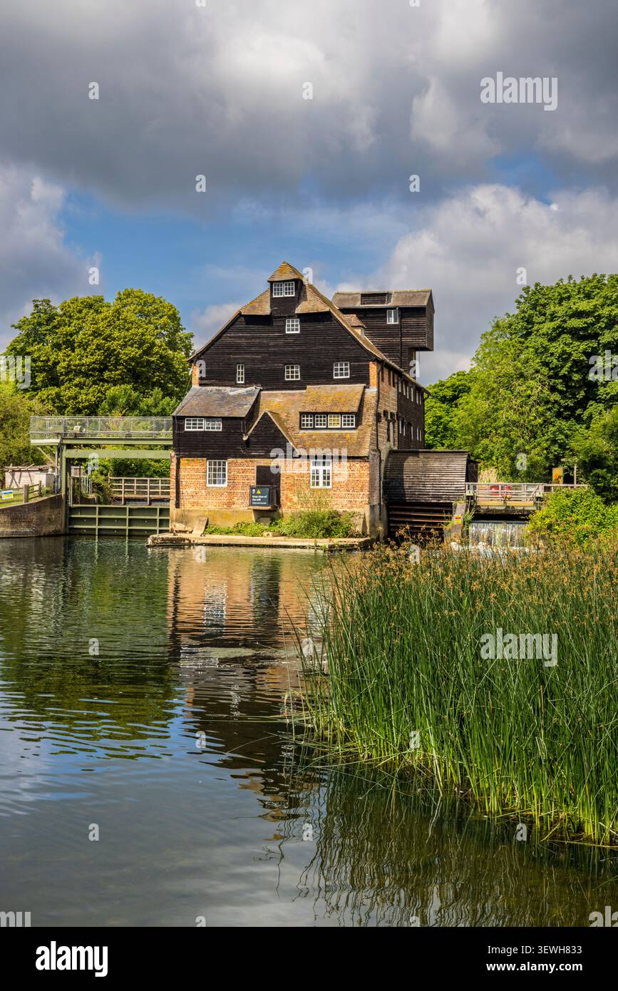 Houghton Mill, Cambridgeshire, Inghilterra Foto Stock