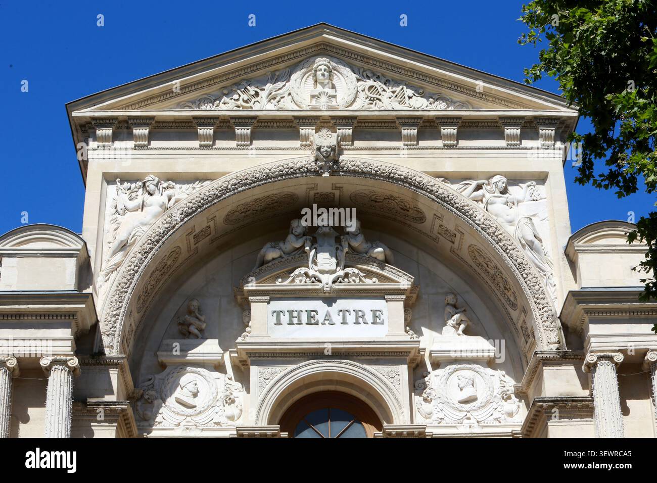 L'Opéra Grand Avignon, nommé Initialement Théâtre Municipal, puis Opéra-Théâtre d'Avignon et des Pays de Vaucluse, est une salle de spectacle construi Foto Stock