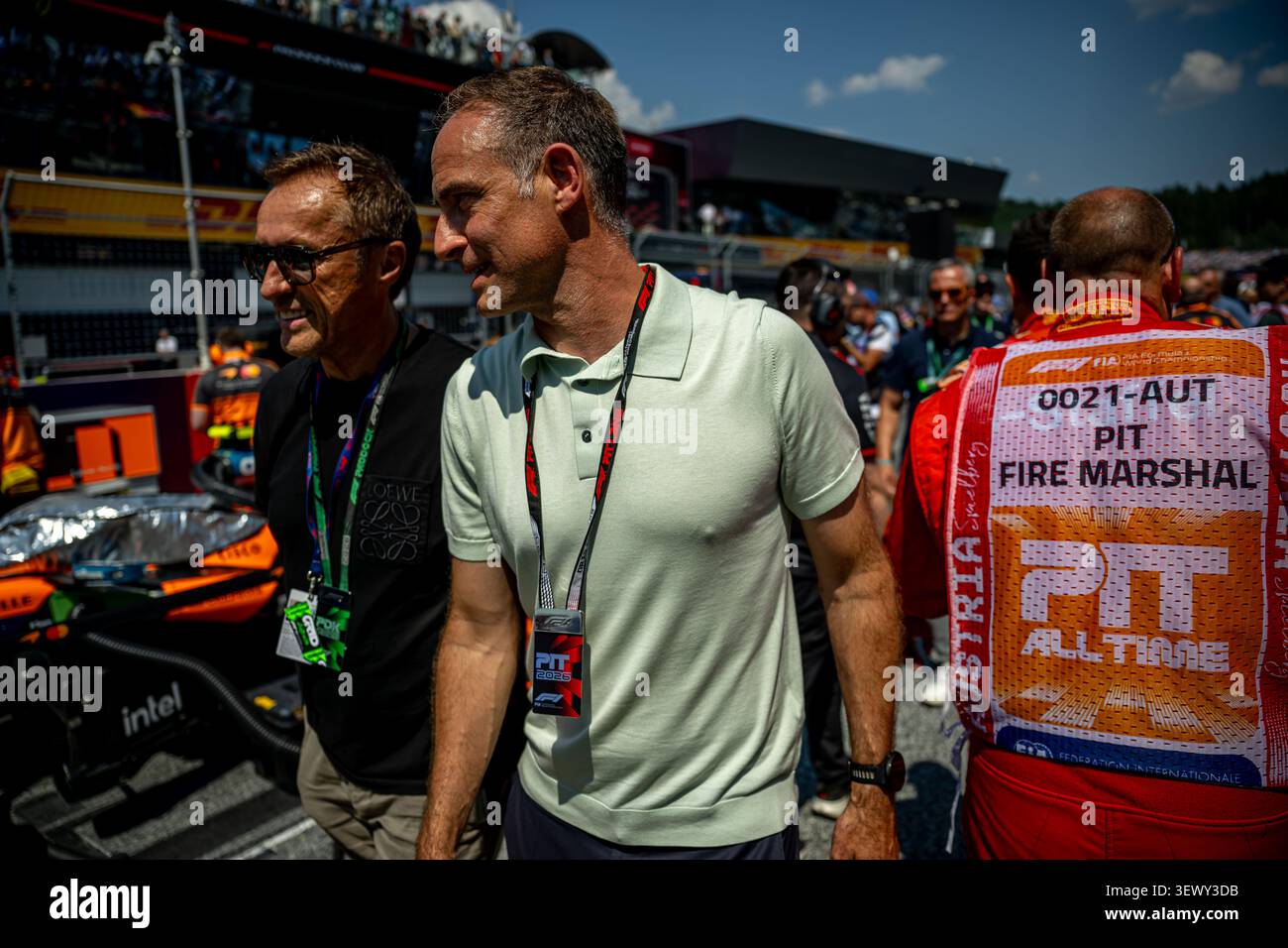 RED BULL RING, AUSTRIA - GIUGNO 28: Oliver Mintziaff, CEO di Red Bull, durante il Gran Premio d'Austria al Red Bull Ring domenica 28 giugno 2026 a Spielberg, Austria (foto di Michael Potts/BSR Agency). Foto Stock