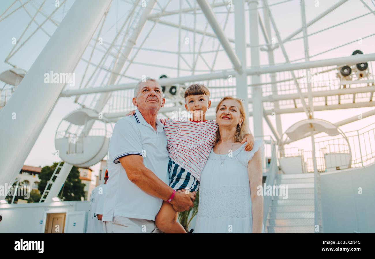 Un parco divertimenti è sempre una buona idea Foto Stock