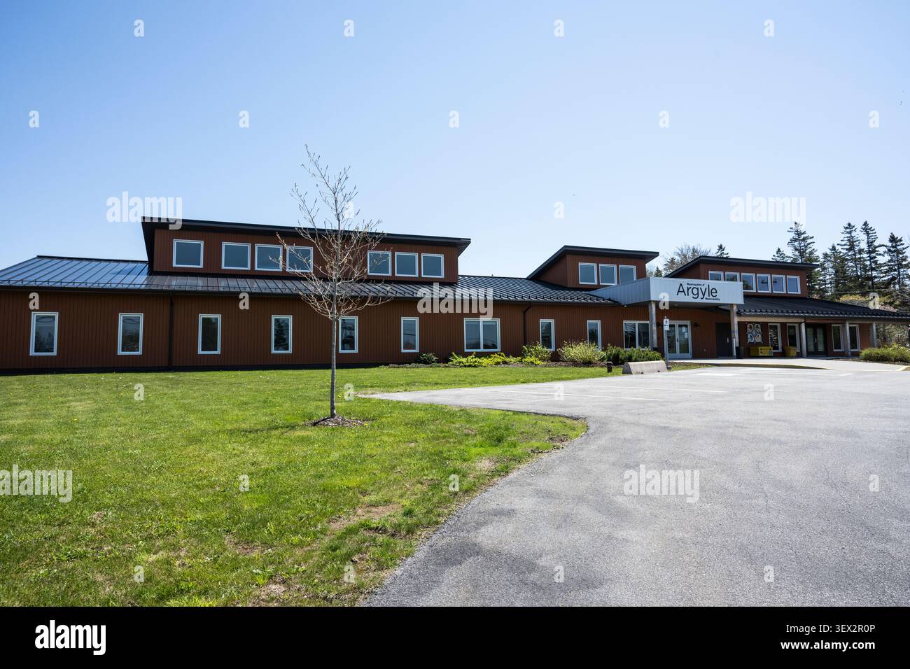Uffici del comune di Argyle sulla NS 308 a Tusket, nuova Scozia, Canada Foto Stock