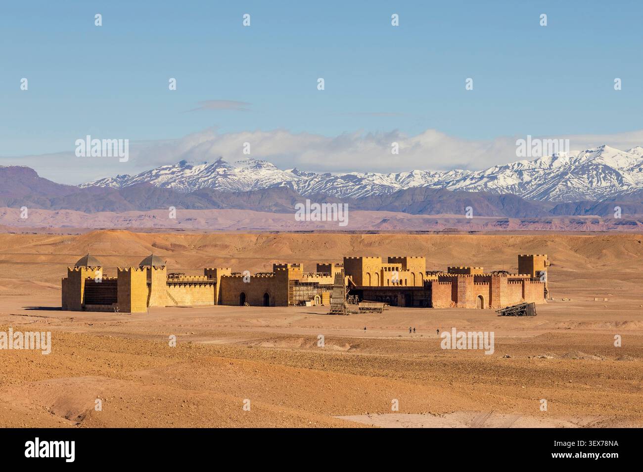 Marocco, regione di Drâa-Tafilalet, provincia di Ouarzazate, Ouarzazate, Atlas Studios, Ouarzazate Film Studios Foto Stock